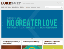 Tablet Screenshot of luke2427.com